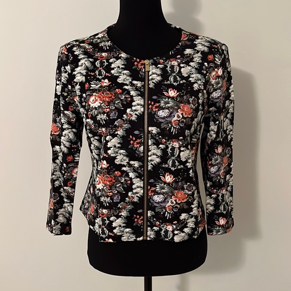 Philosophy Jackets & Blazers - Philosophy - Floral Zip Up Jacket